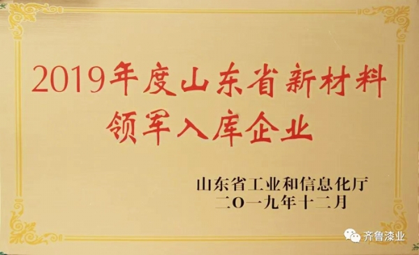 再传捷报：齐鲁漆业荣膺山东省新材料领军入库企业